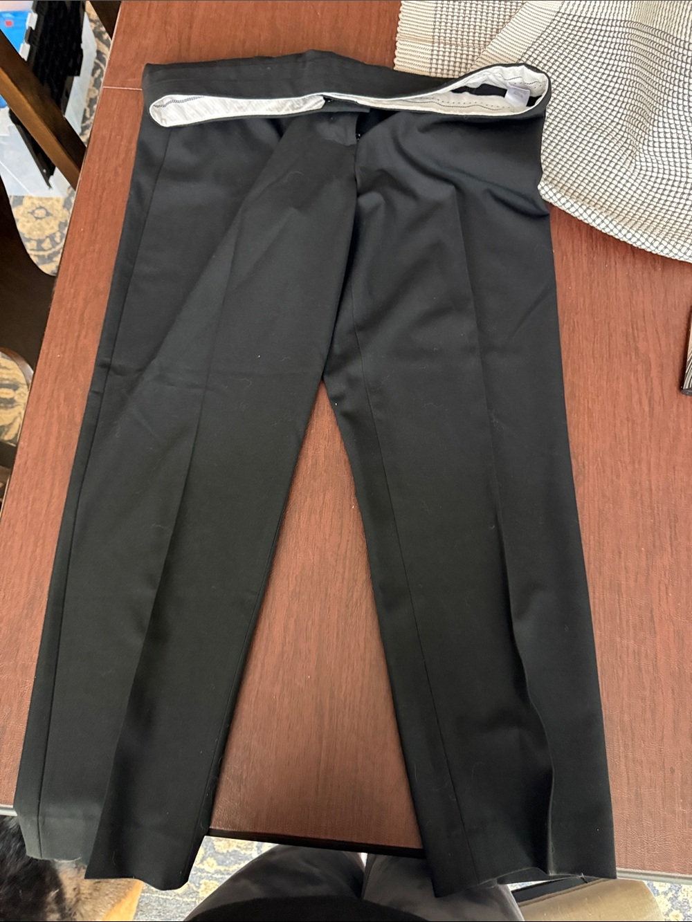Talbots Signature Black and White Dress Pants